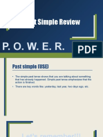 Past Simple Review: P. O. W. E. R