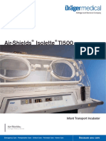 Air-Shields Isolette TI500: Infant Transport Incubator