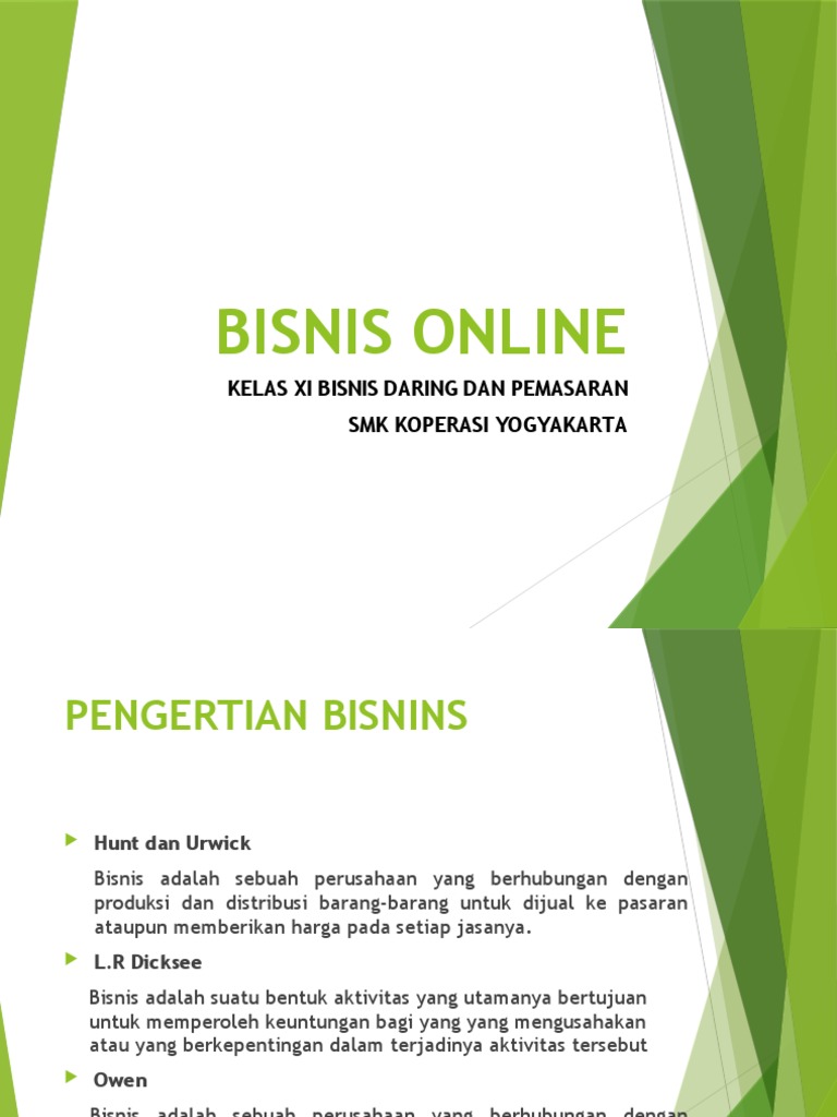 Panduan Lengkap Bisnis Online: Dari Konsep hingga Kesuksesan (PDF)