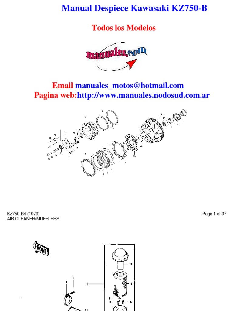 アクセサリー KZ750Four Service Manual 1?v=1
