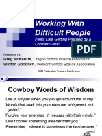 Working With Difficult People: Feels Like Getting Pinched by A Lobster Claw!