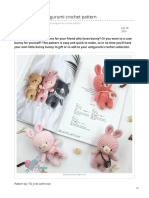 Bonny Bunny Amigurumi Crochet Pattern: Pattern By: TO - Knit With Love