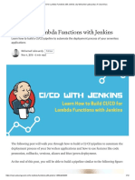 CI - CD For Lambda Functions With Jenkins - by Mohamed Labouardy - A Cloud Guru