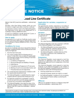 AMSA755 - Loadline Certificate