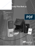 Schlage Electronic Security Price Book 2011