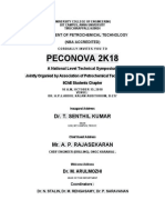 Peconova 2K18: Dr. T. Senthil Kumar