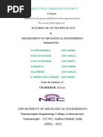 Bachelor of Technology: Fabrication Ofhexapod Robot