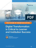 Digital Transformation Is Critical To Learner and Institution Success