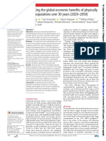 Estimating The Global Economic Benefits of Physically Active Populations Over 30 Years (2020-2050)