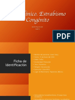 Caso Clínico. Estrabismo Congénito PDF