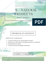 Lux - Natural Products: Group 7, Division C