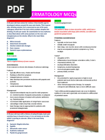 PASSMED MRCP MCQs-DERMATOLOGY PDF