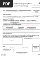 The Institution of Engineers (India) : Application For Fellowship (FIE)