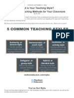 What Is Your Teaching Style? 5 Effective Teaching Methods For Your Classroom