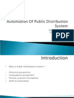 Automation of Public Distribution System