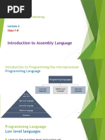 Lecture-2 (Partial) - (Class - 7 & 8) (Introduction To Assembly Language)