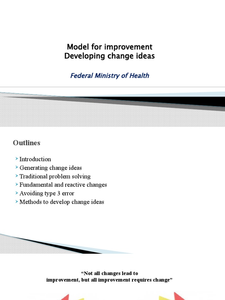 RVD Developing Change Ideas | PDF | Health Care | Critical Thinking