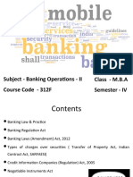 MBA Banking Laws and Regulations