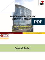 Research Methodology Chapter 4: Analysis: Assoc. Prof Sallehuddin Muhamad UTM Razak School