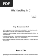 File Handling in C (Autosaved)