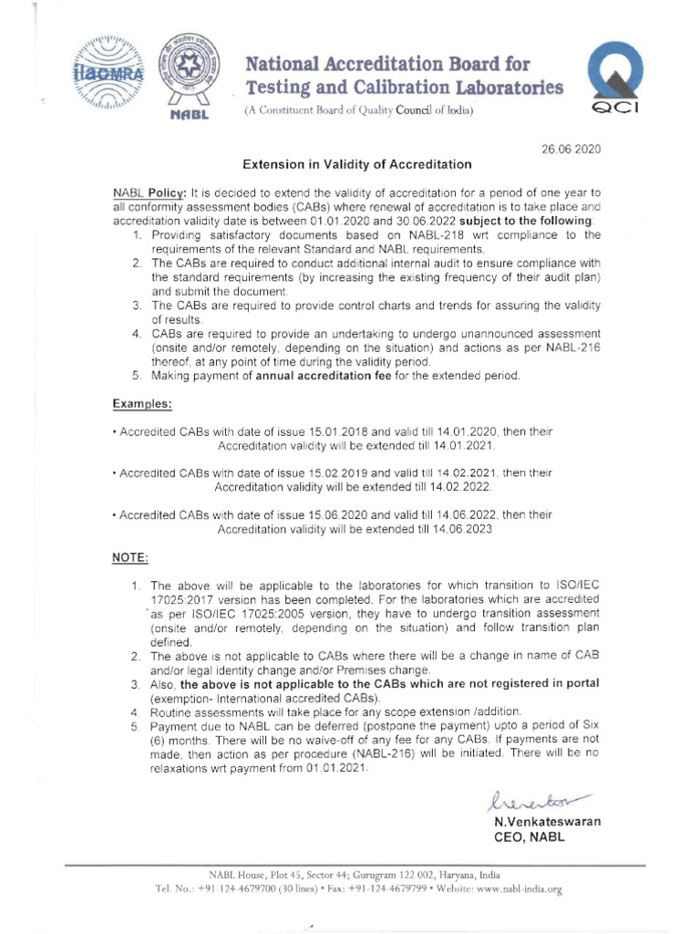 Nabl Validity Extension