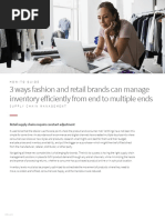 3 Ways Fashion and Retail Brands Can Manage Inventory Efficiently From End To Multiple Ends