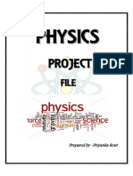 Physics Invesigatory Project