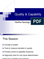 Quality Process Capability Improvement