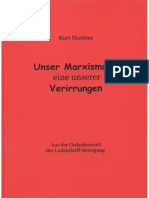 Köpke, Matthias - Unser Marxismus - eine unserer Verirrungen, 1. Auflage