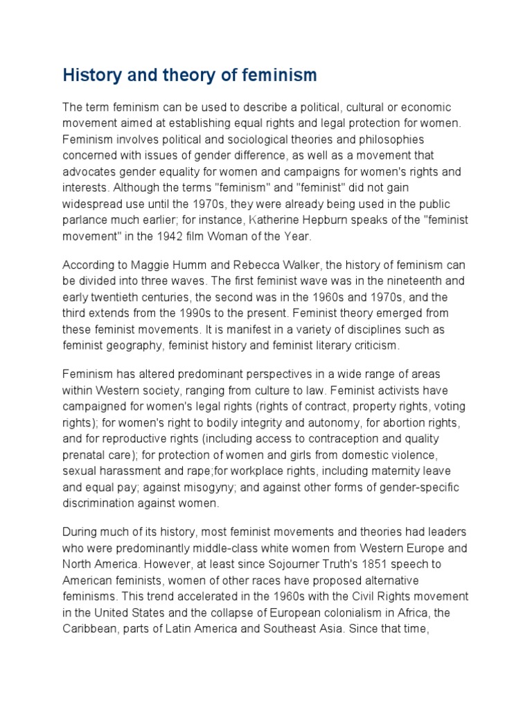 THE ESSENCE AND HISTORICAL BACKGROUND OF FEMINISM visual data 2