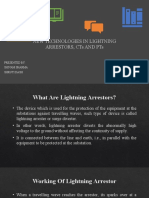 New Technologies in Lightning Arrestors, Cts and Pts