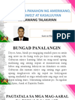Ikalawang Talakayan - Balagtsan at Pagsang-Ayon at Pagsalungat