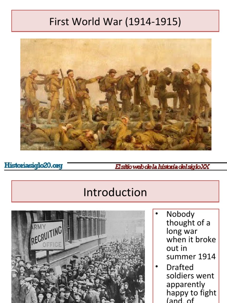 First World War (1914-1915) | PDF | Treaty Of Versailles | Austria Hungary