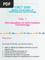 CBCT2203 - Topic 1