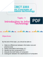 CBCT2203 - Topic 1