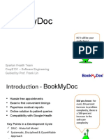 Bookmydoc: Spartan Health Team Cmpe131 - Software Engineering Guided by Prof. Frank Lin