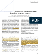 Ultrasonographic Subepidermal Low-Echogenic Band, Dependence of Age and Body Site