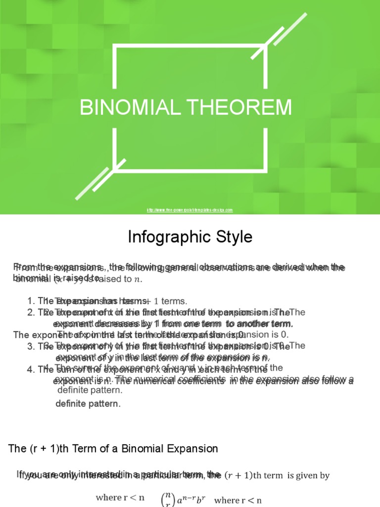 Binomial Theorem | PDF | Language Arts & Discipline | Teaching Methods ...