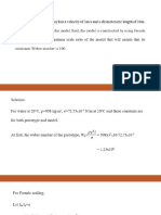 Scale ratio fluid dynamics 