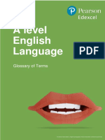 Al English Lang Glossary of Terms