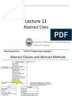Abstract Class: Cse215: Programming Language Ii Silvia Ahmed (Sva)
