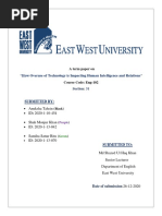 A Term Paper On: "How Overuse of Technology Is Impacting Human Intelligence and Relations"