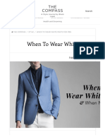 When To Wear White Pants For Men - Black Lapel