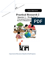 Practical Research 2: Quarter 1 - Weeks 5 To 7