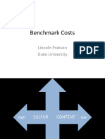 Benchmark Costs: Lincoln Pratson Duke University