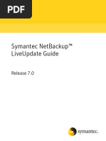 Symantec Netbackup™ Liveupdate Guide: Release 7.0