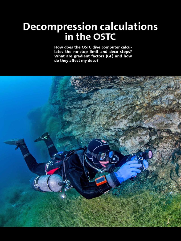 OSTC Gradient Factors PDF Underwater Diving Diving Equipment