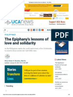 The Epiphany's Lessons of Love and Solidarity: Support UCA News