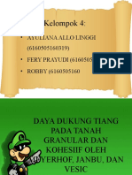 Tugas Kelompok 4 Pondasi 2