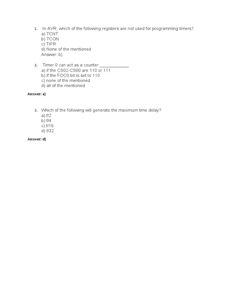 Answer: A) | PDF | Teaching Methods & Materials | Computers